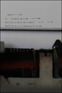skrivemaskin